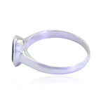 Granat Solitär Marokkanischer 92,5 Silber Roter Edelstein Winzig Abstrakter Ring Schmuck