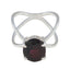 Garnet Solitaire German 92.5 Silver Red Gems Tiny Trendy Ring Jewelry