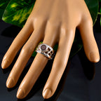 Garnet Solitaire Italian 925 Silver Red Gems Versatile Filigree Ring Jewelry