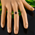 Garnet Solitaire Turkish Sterling Silver Red Gems Delicate Twist Ring Jewelry