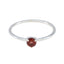 Garnet Solitaire Japanese Sterling Silver Red Gems Minimalist Fairytale Ring Jewellery