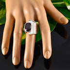 Garnet Solitaire Moroccan 925 Silver Red Gemstone Essential  Trendy Ring Jewelry