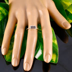 Garnet Solitaire Turkish 925 Sterling Silver Red Gems Delicate Trendy Ring Jewelry