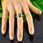 Garnet Solitaire American Silver Red Gemstones Whisper thin Graceful Ring Jewelry