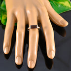 Garnet Solitaire Japanese 925 Silver Red Gemstone Whisper thin Luxurious Ring Jewelry