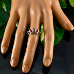 Garnet Penta Turkish 925 Silver Red Gemstone Delicate crown Ring Jewellery