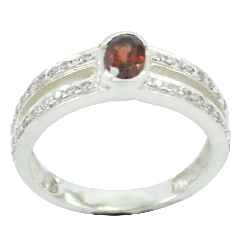 Garnet Halo Turkish 92.5 Silver Red Gemstones Whisper thin Artisan Ring Jewellery
