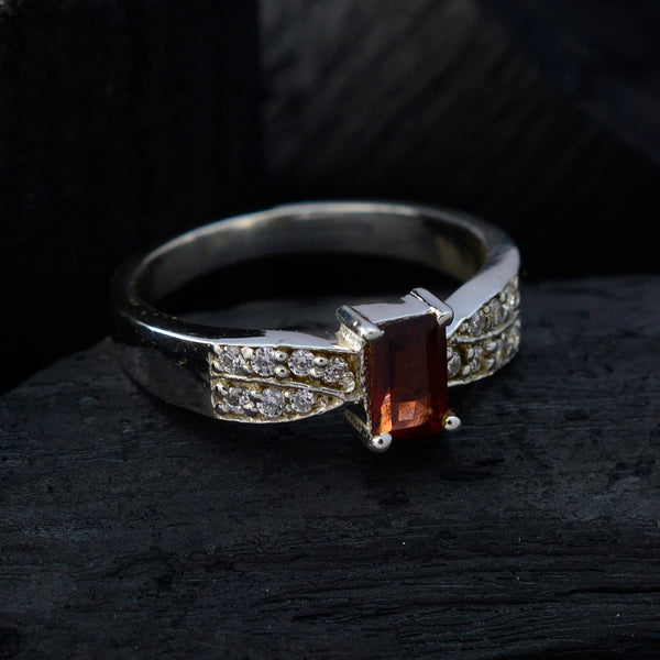 Garnet Halo Russian 925 Silver Red Gemstone Featherlight Fairytale Ring Jewelry