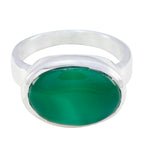Green Onyx Solitaire Egyptian 92.5 Silver Green Gemstones Essential  Abstract Ring Jewelry