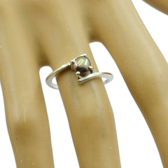 Pearl Solitaire Korean 92.5 Silver White Gemstone Dainty Glamorous Ring Jewelry