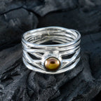 Grey Pearl Solitaire Spanish Sterling Silver Gray Gemstone Eye catching Rope Wire Band Jewellery