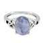 Iolite Solitaire Turkish 925 Silver Blue Gemstones Whisper thin Claddagh Ring Jewellery