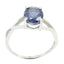 Iolite Solitaire Japanese Sterling Silver Blue Gemstones Delicate Fairytale Ring Jewellery