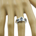 Iolite Trilogy Moroccan 92.5 Silver Blue Gems Tiny Boho Ring Jewellery
