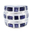 Iolite multiple French Sterling Silver Blue Gems Chunky Cocktail Ring Jewelry