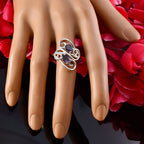 Iolite Toi et Moi French Silver Blue Gemstones Featherlight Modern Ring Jewelry