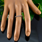 Iolite Penta Japanese Sterling Silver Blue Gems Elegant  Fairytale Ring Jewelry