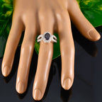 Iolite Halo Indian Sterling Silver Blue Gems Slim Cultural Ring Jewellery