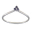 Iolite Trilogy Turkish 925 Silver Blue Gemstones Minimalist Glamorous Ring Jewellery