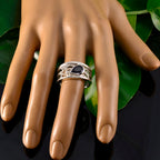 Iolite Halo Moroccan Silver Blue Gemstones Eye catching Modern Ring Jewelry