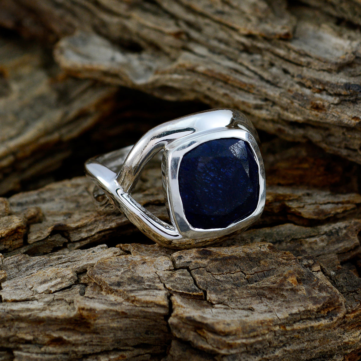 Rauchquarz Solitär Marokkanischer 92,5 Silber Braun Edelstein Klassisch Feminin Ring Schmuck