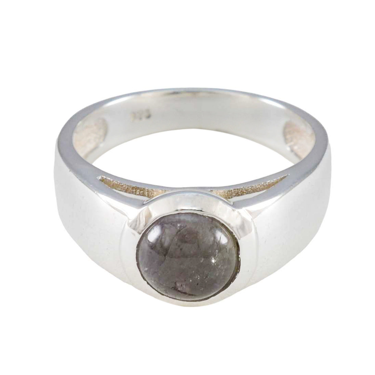 Citrine Solitaire French 925 Silver Yellow Gems Slim Graceful Ring Jewellery