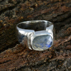 Labradorite Solitaire Indian Sterling Silver Gray Gemstone Essential  Modern Ring Jewelry