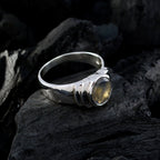Labradorite Solitaire Moroccan 925 Sterling Silver Gray Gemstone Eye catching Promise Ring Jewellery