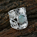 Labradorite Solitaire Latin American 925 Sterling Silver Gray Gems Versatile Filigree  Ring Jewelry