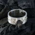 Labradorite Solitaire African Silver Gray Gems Eye catching Twist Band Jewelry