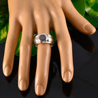 Labradorite Solitaire African 925 Silver Gray Gemstone Classic Graceful Ring Jewellery