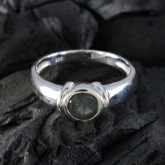 Labradorite Solitaire Moroccan 925 Silver Gray Gemstones Featherlight Contemporary Ring Jewellery