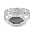 Labradorite Toi et Moi African 92.5 Silver Gray Gemstones Tiny Romantic Ring Jewelry