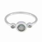 Labradorite Trilogy American Silver Gray Gems Elegant  Romantic Ring Jewellery