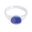Lapis Lazuli Solitaire Japanese Sterling Silver Blue Gemstones Dainty Abstract Ring Jewellery