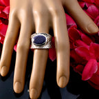 Lapis Lazuli Solitaire Egyptian 925 Silver Blue Gems Essential  engravings Ring Jewelry