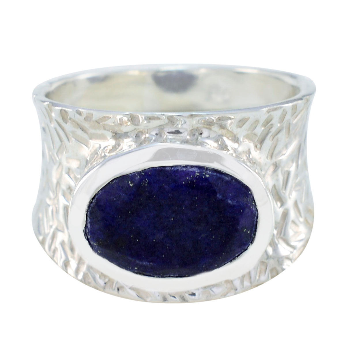 Lapis Lazuli Solitaire Egyptian 925 Silver Blue Gems Essential  engravings Ring Jewelry