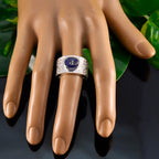 Lapis Lazuli Solitaire Egyptian 925 Silver Blue Gemstone Essential  Art Deco Ring Jewellery