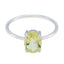 Lemon Quartz Solitaire Japanese 925 Silver Yellow Gemstones Elegant  Fairytale Ring Jewellery
