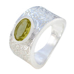 Lemon Quartz Solitaire French 92.5 Silver Yellow Gemstones Essential  Art Deco Ring Jewelry