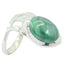 Malachite Solitaire African Sterling Silver Green Gemstones Essential  Signet Ring Jewellery