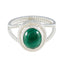 Malachite Solitaire Australian 92.5 Silver Green Gemstones Classic Rope Wire Ring Jewelry