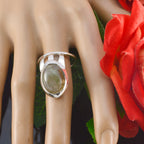 Rainbow Moonstone Solitaire Egyptian Sterling Silver White Gemstone Essential  Signet Ring Jewelry