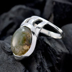 Rainbow Moonstone Solitaire Egyptian Sterling Silver White Gemstone Essential  Signet Ring Jewelry