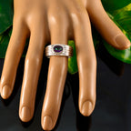 Mystic Quartz Solitaire Indian 92.5 Silver multicolor Gems Eye catching Love Ring Jewellery