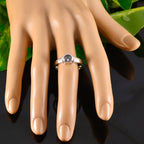 Mystic Quartz Solitaire Egyptian 92.5 Silver multicolor Gems Featherlight Abstract Ring Jewelry