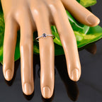 Mystic Quartz Solitaire Korean 925 Sterling Silver multicolor Gems Minimalist Sophisticated Ring Jewelry