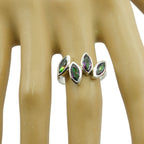 Mystic Quartz quarter African 925 Sterling Silver multicolor Gemstone Featherlight Glamorous Ring Jewellery