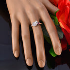 Multi Stone Trilogy Korean 925 Silver multicolor Gems Whisper thin Romantic Ring Jewellery