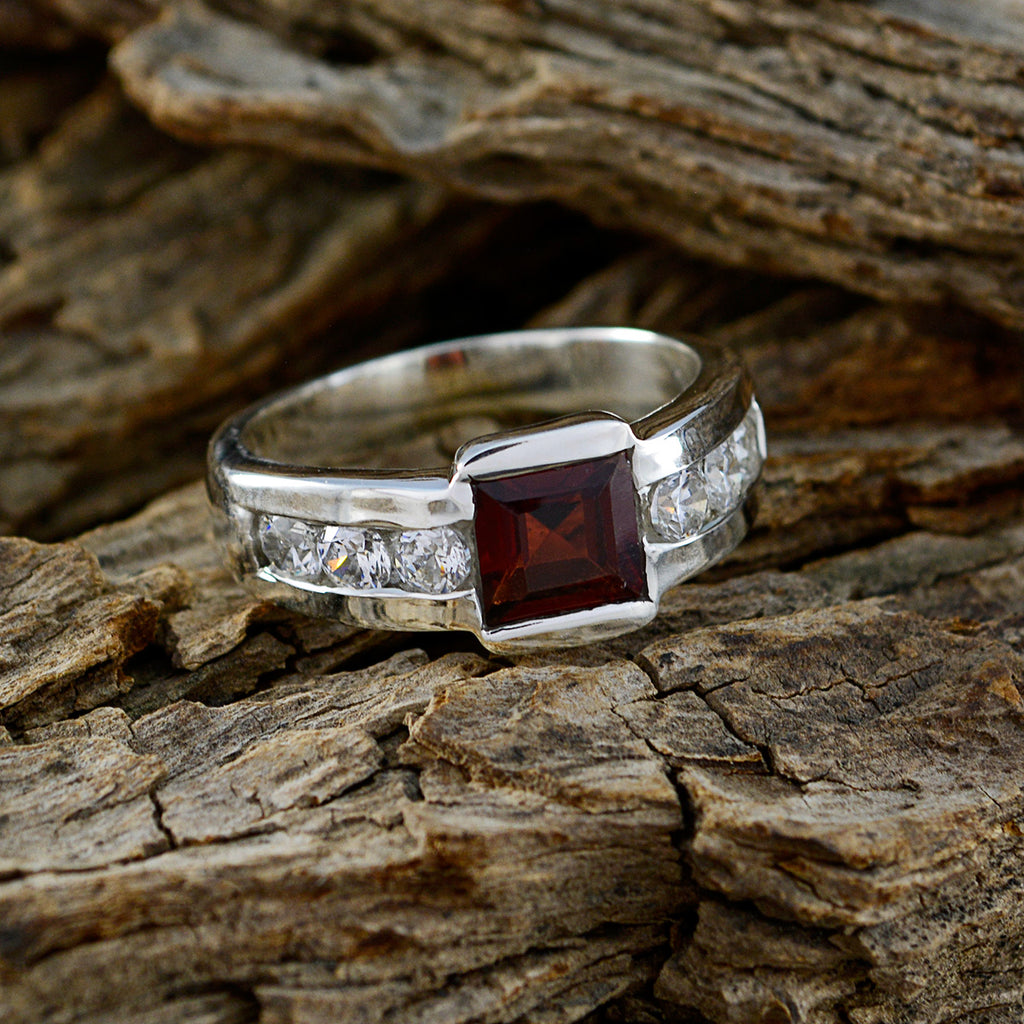 Multi Stone Halo Russisches Sterling Silber mehrfarbiger Edelstein Auffälliger trendiger Ring Schmuck